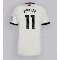 Camisa de Futebol Manchester United Joshua Zirkzee #11 Equipamento Alternativo 2024-25 Manga Curta